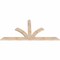 Ekena Millwork Richland Smooth Timber Gable Bracket, Douglas Fir, 60"W x 30"H x 1 1/2"D x 3 1/2"F, 12/12 Pitch GBW060X30X0204RIC00SDF - alternate 3